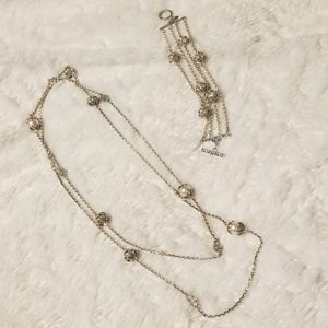 Necklace and bracelet set